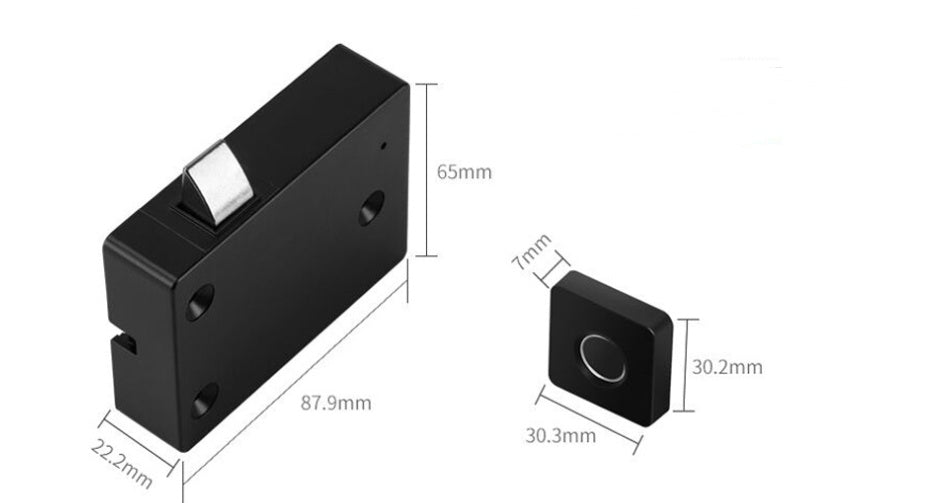 Smart Fingerprint Cabinet Lock – Intelligent Electronic Drawer Security Lock