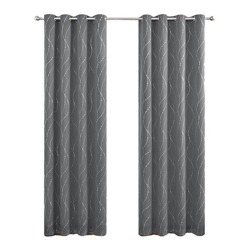 Modern Minimalist Blackout Curtains – Decorative Room Darkening Window Drapes