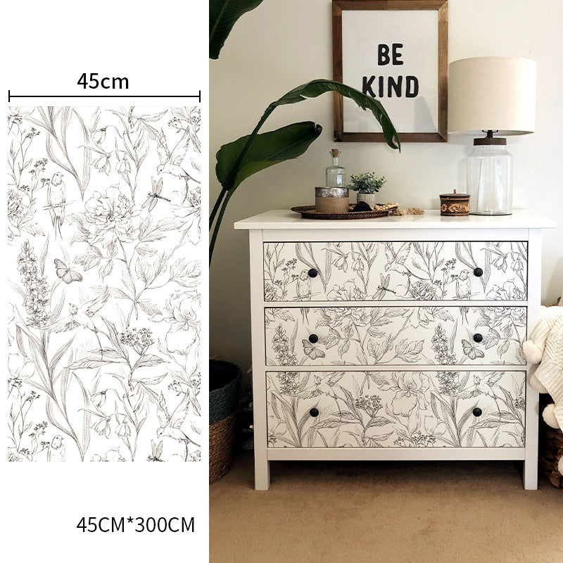 Modern Self-Adhesive Furniture Wrap Sticker for Home Decor